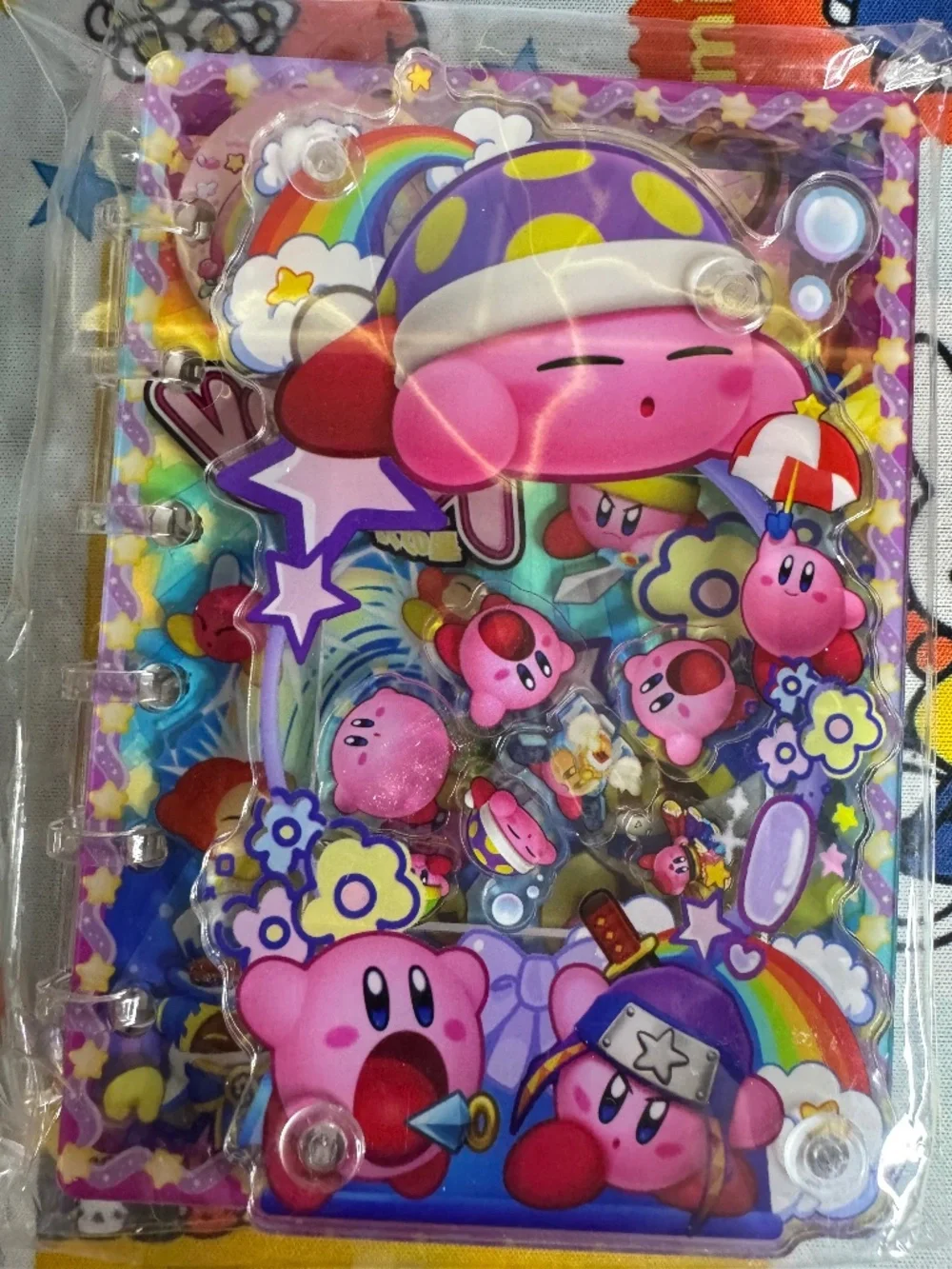 Kirby shaker notebook